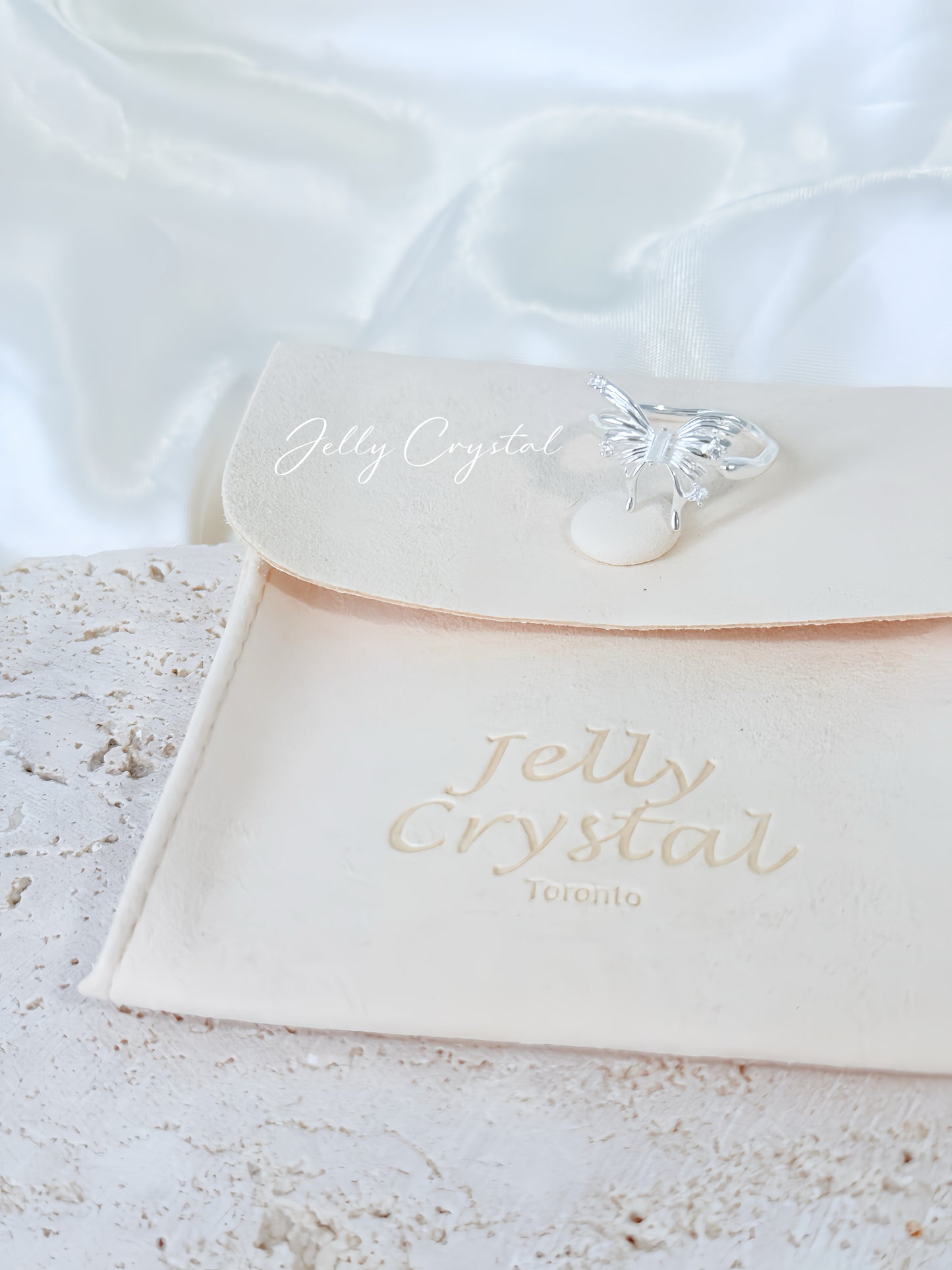 Ethereal Zirconia Butterfly in Sterling Silver