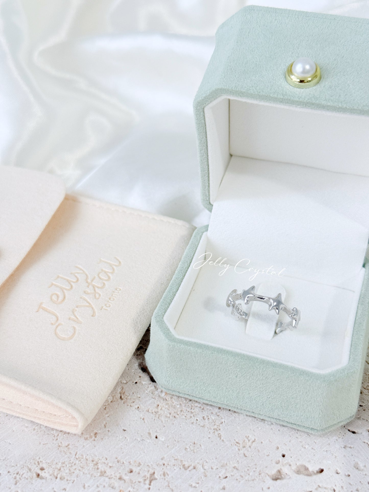 Irregular Star in Sterling Sliver