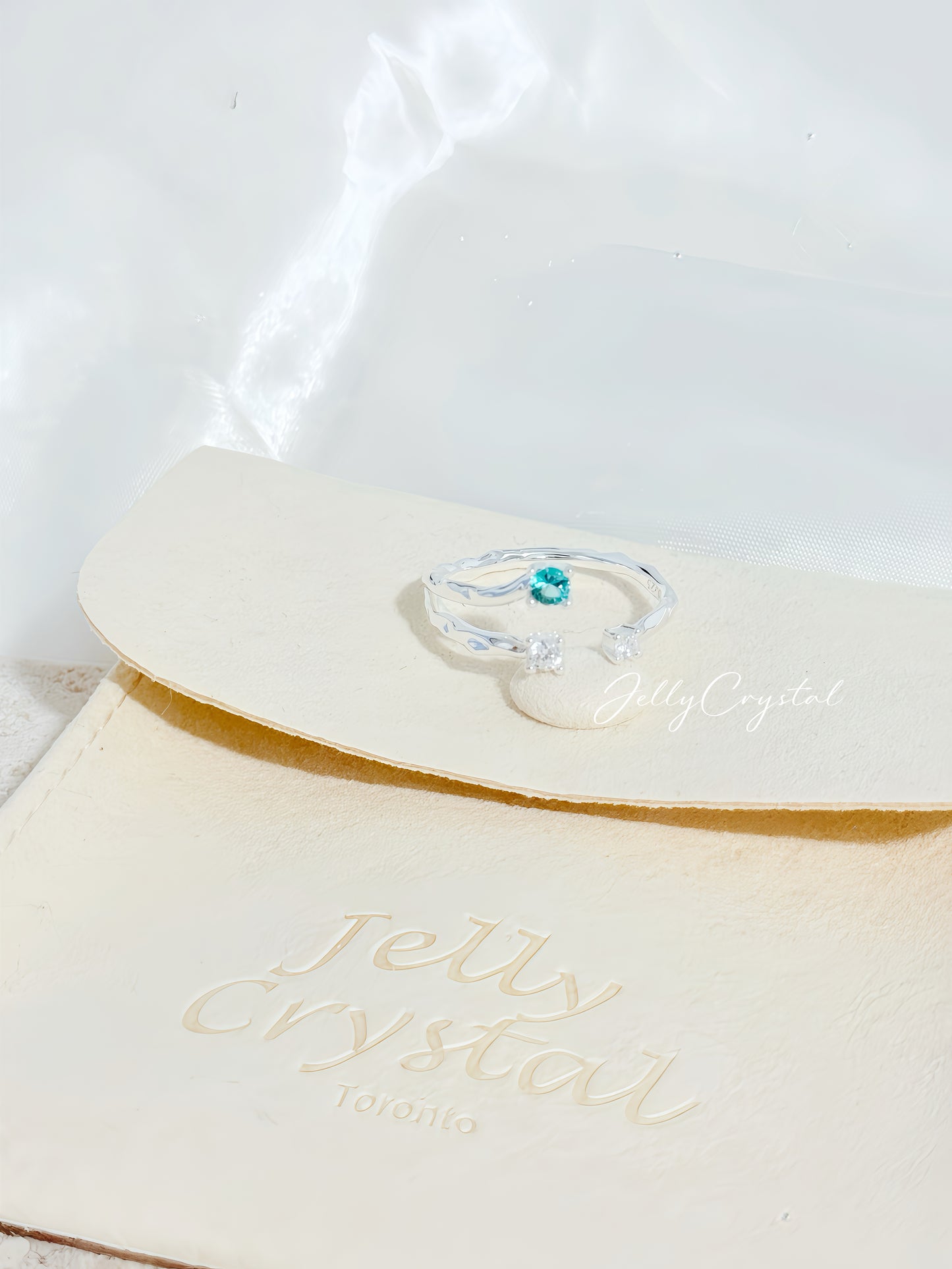 Paraiba Whisper Collection in Sterling Silver-5 styles