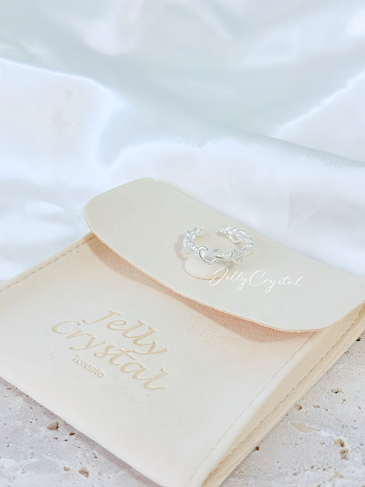 Love Knot Sterling Silver Ring Collection-2 styles