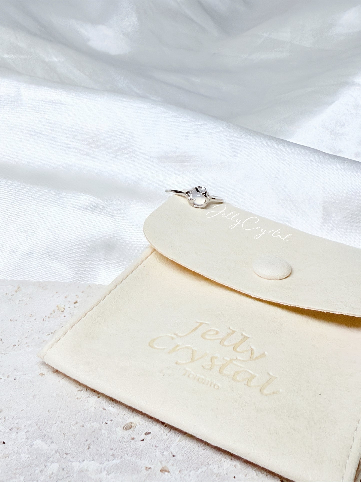 Lunar Agate in Sterling Silver