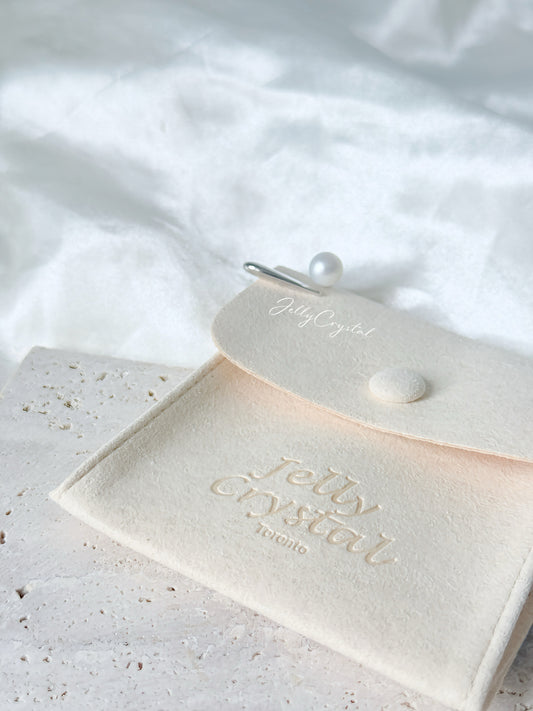 Geometric Freshwater Pearl Sterling Silver Ring