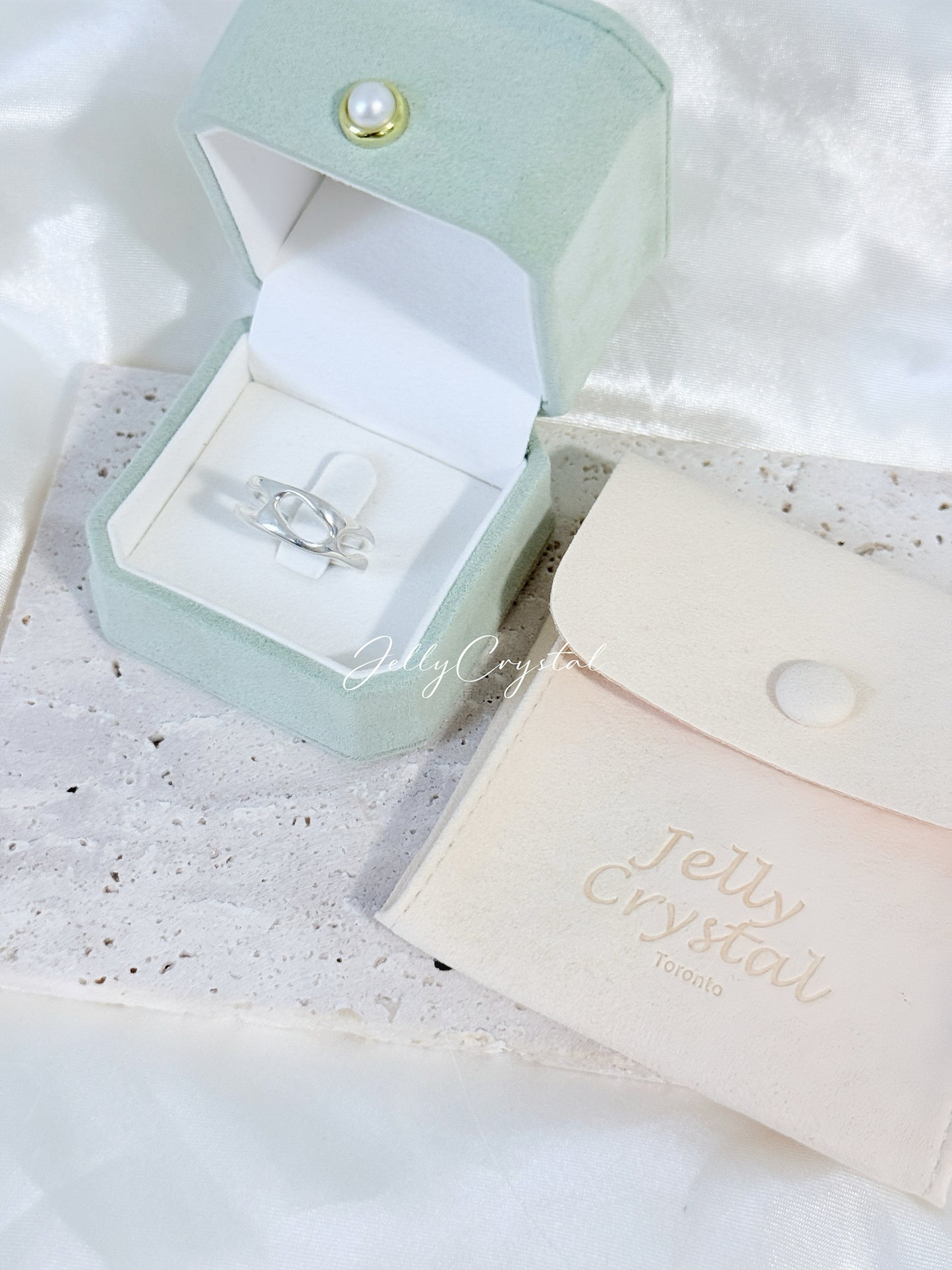 Intertwined Loop Sterling Silver Ring