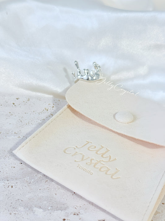 Wide Fluid Drop Sterling Silver Ring