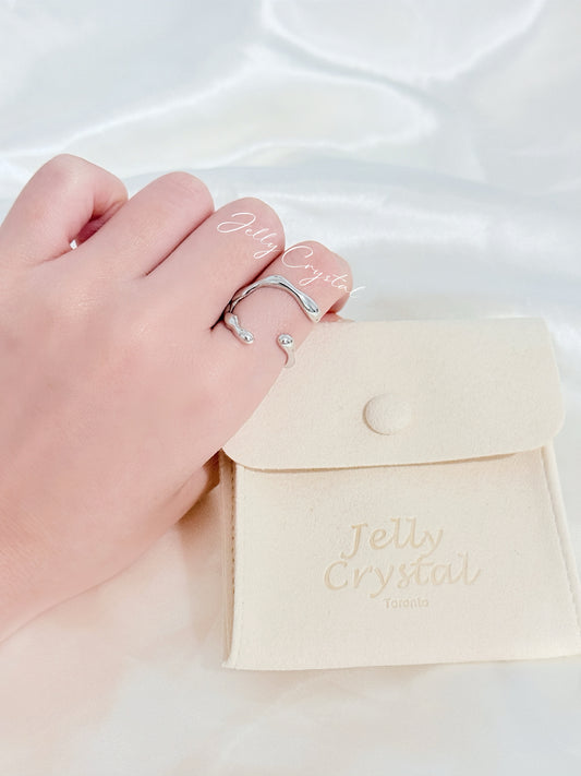 Lava Flow Sterling Silver Ring