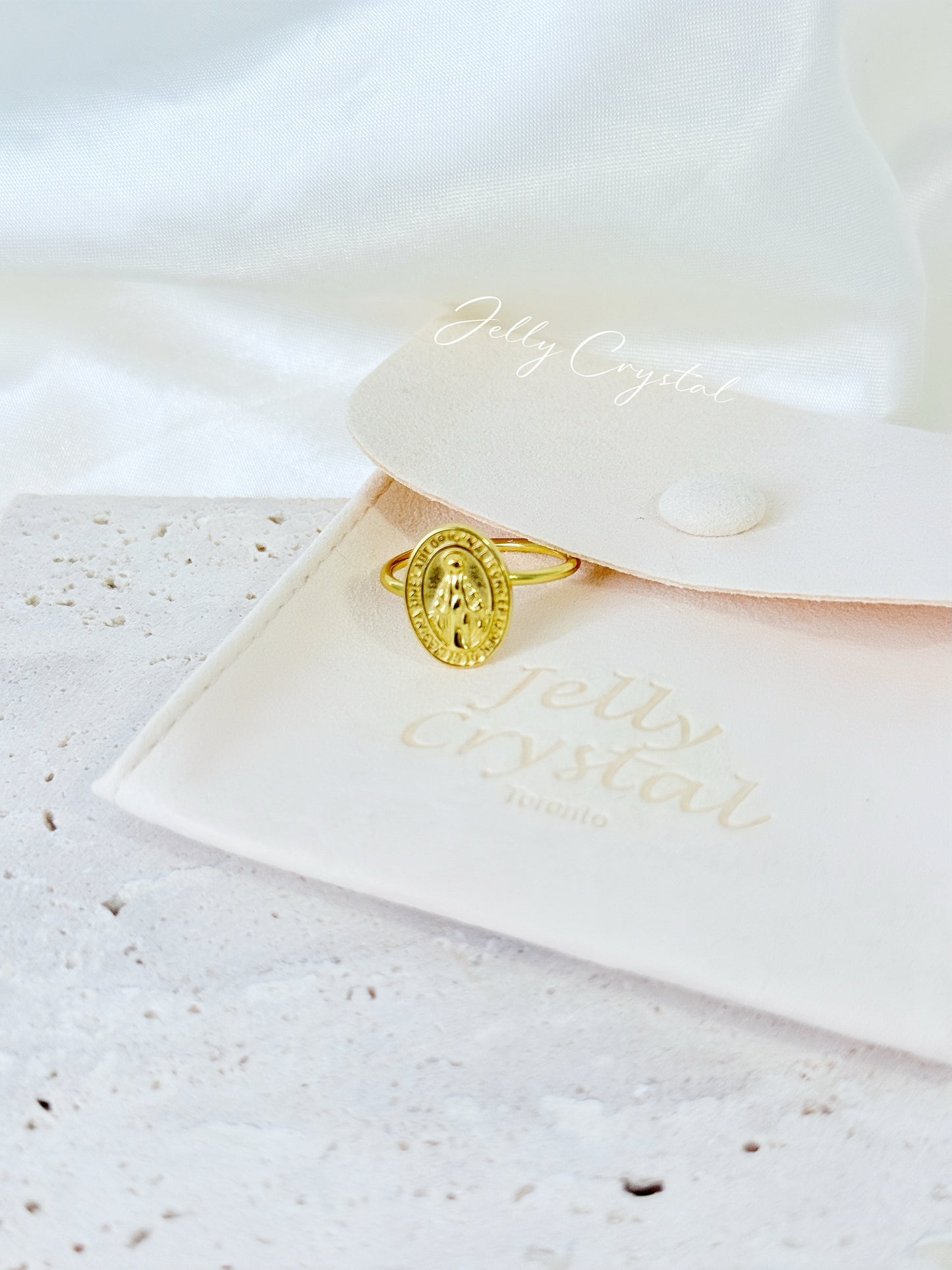 Virgin Mary Gold Ring