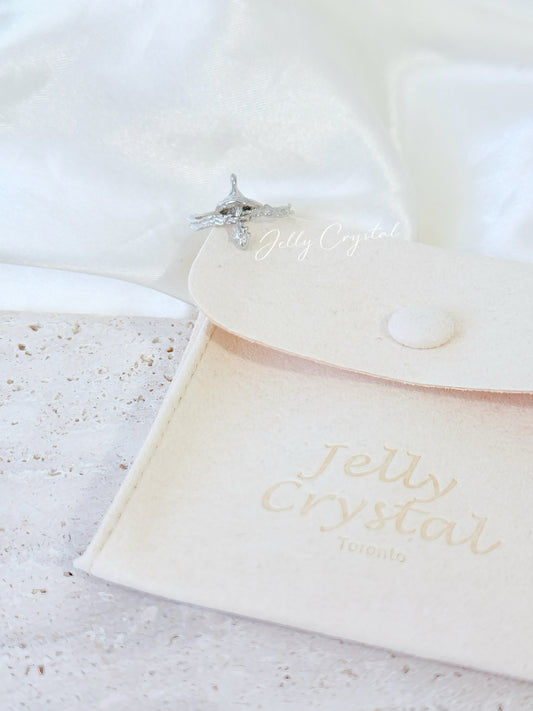 Rotating Mushroom Sterling Ring