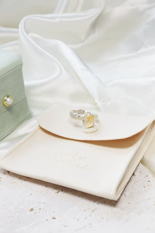 Handcrafted Vintage Citrine Silver Ring