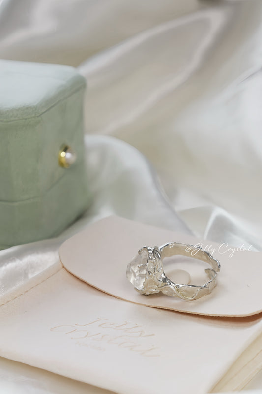 Natural Herkimer Diamond Collection in Sterling Silver