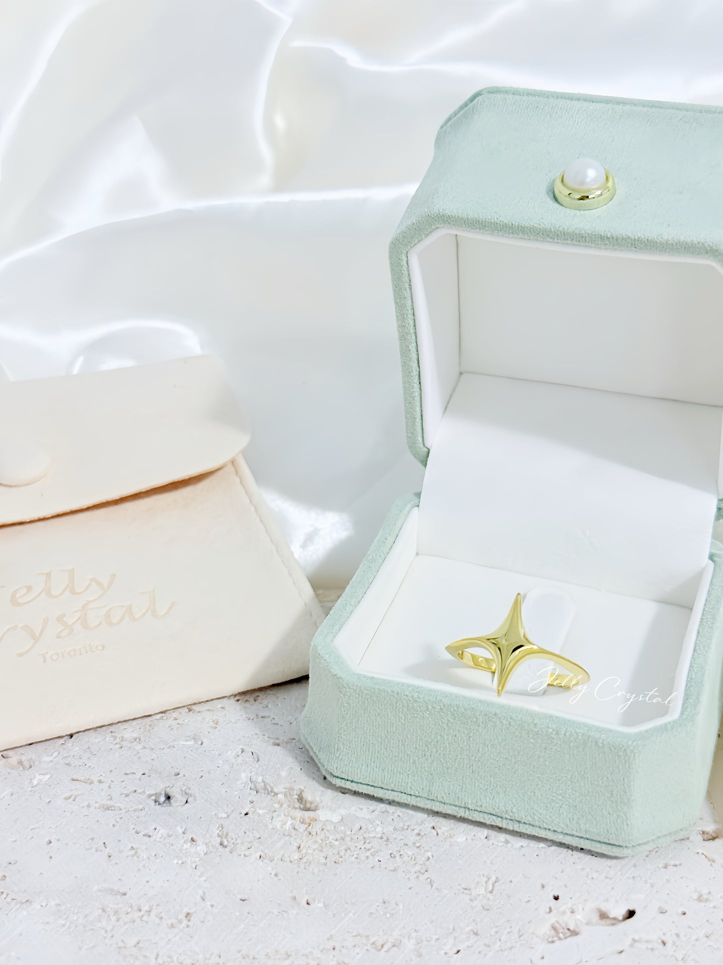 Quadstar Ring (Sliver/Gold)