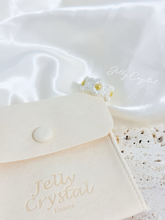 Daisy Chain Ring in Sterling Sliver