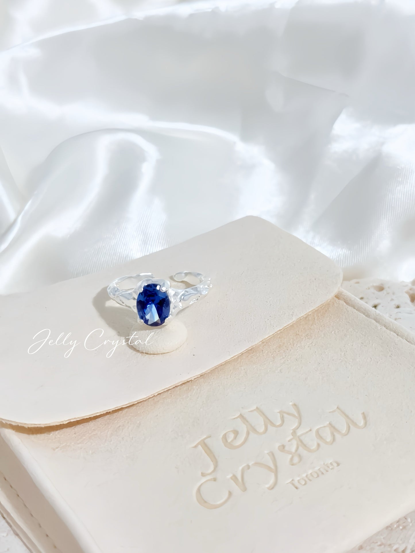 Azure Muse Ring in Sterling Silver
