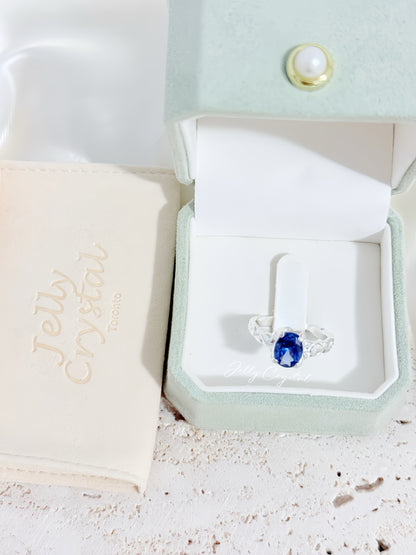 Azure Muse Ring in Sterling Silver