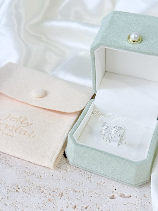 Ethereal Zirconia Butterfly in Sterling Silver