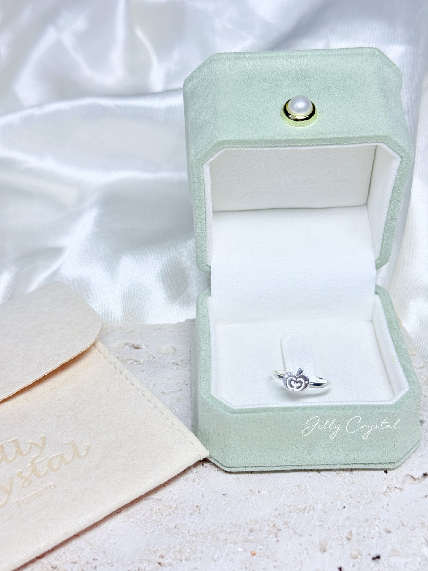 Apple Diary in Sterling Sliver