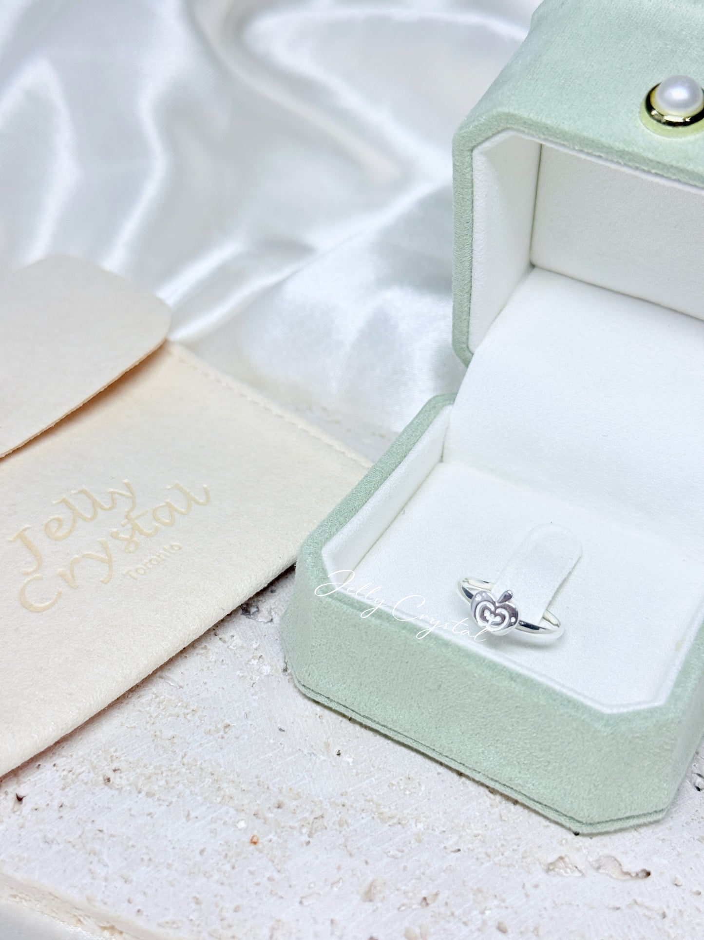 Apple Diary in Sterling Sliver