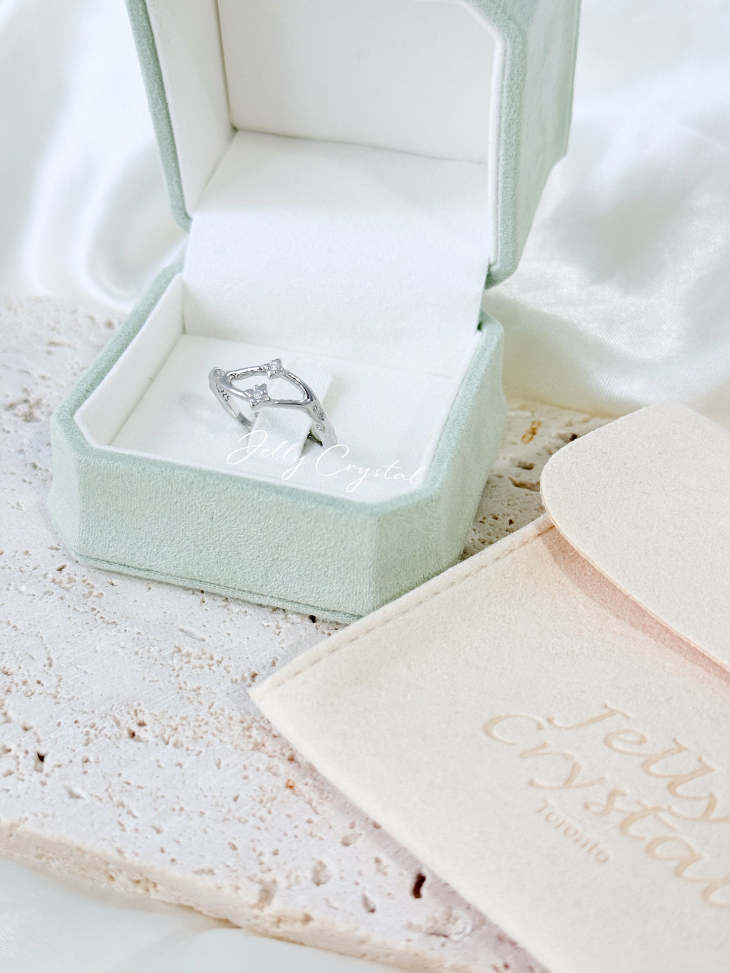 Twin Orbit Star in Sterling Silver