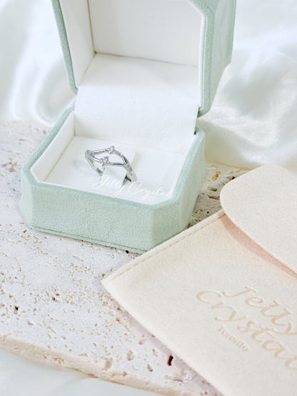 Twin Orbit Star in Sterling Silver