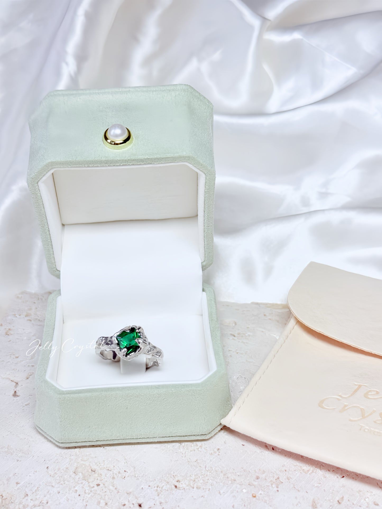 Verdant Edge in Sterling Silver