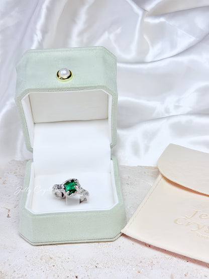Verdant Edge in Sterling Silver