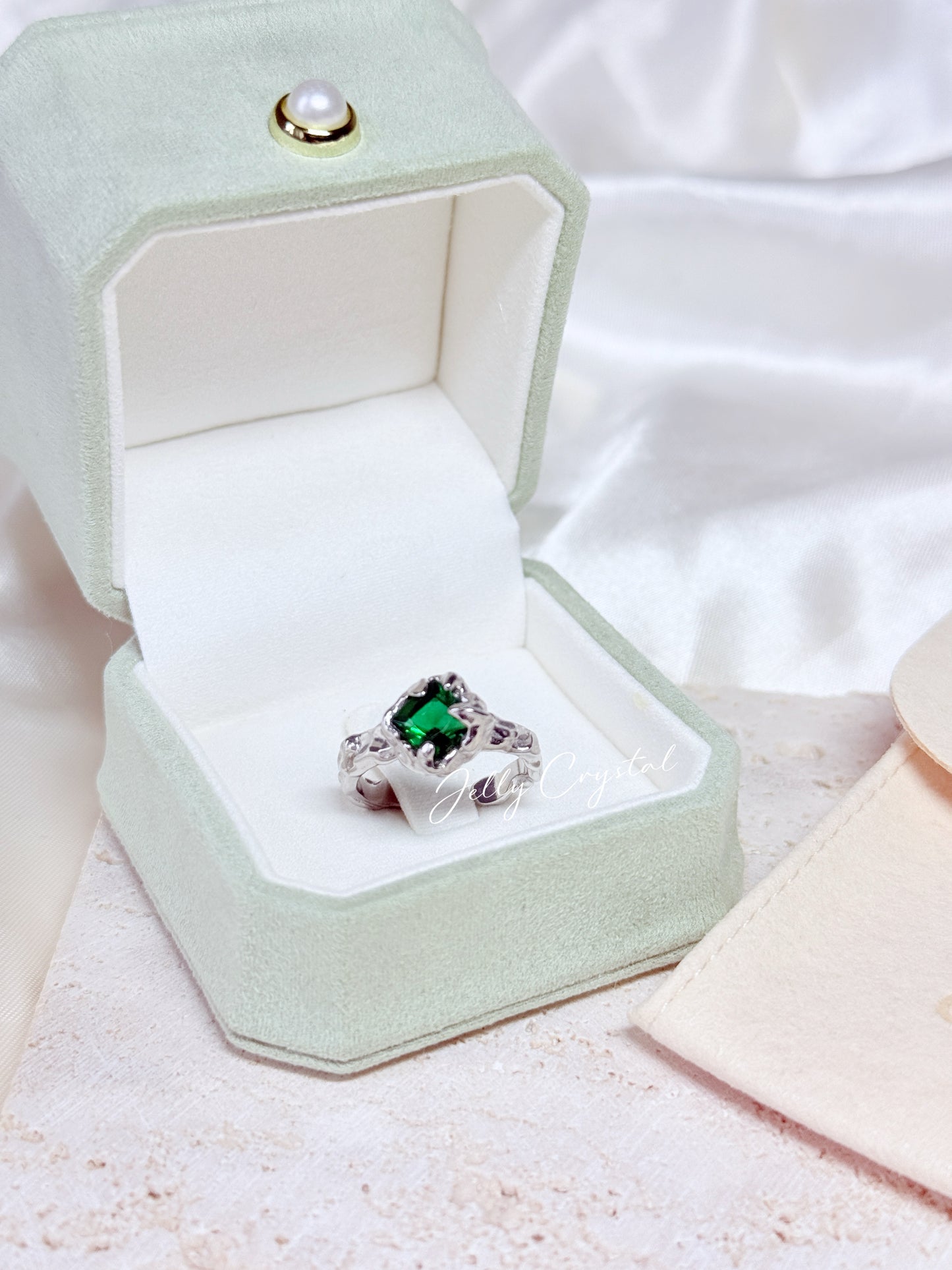 Verdant Edge in Sterling Silver