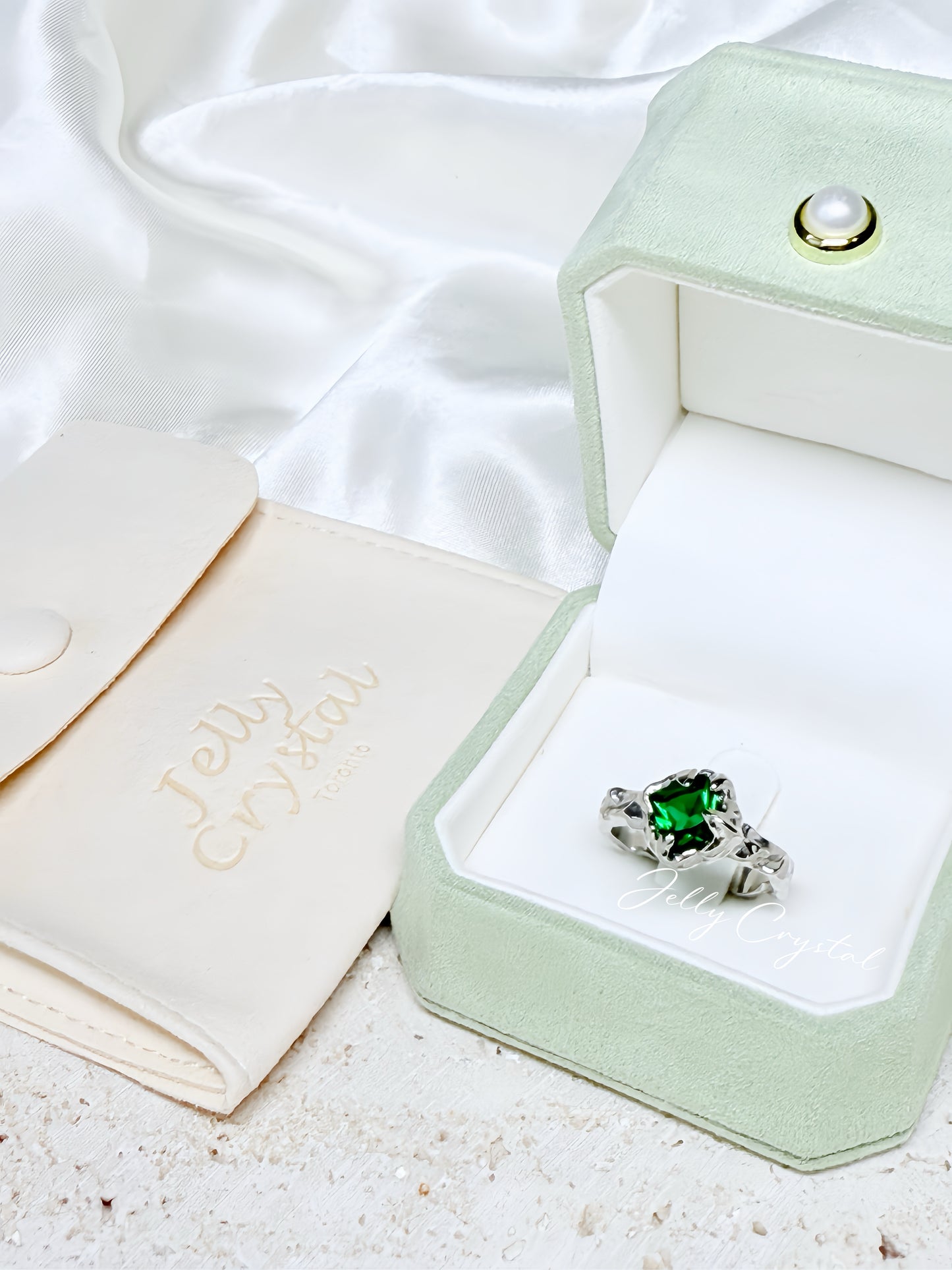 Verdant Edge in Sterling Silver