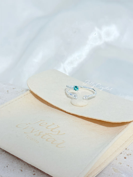 Paraiba Whisper Collection in Sterling Silver-5 styles