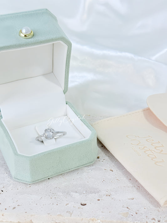 Lunar Agate in Sterling Silver