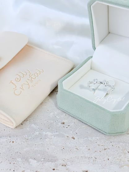 Seven Blossoms in Sterling Silver