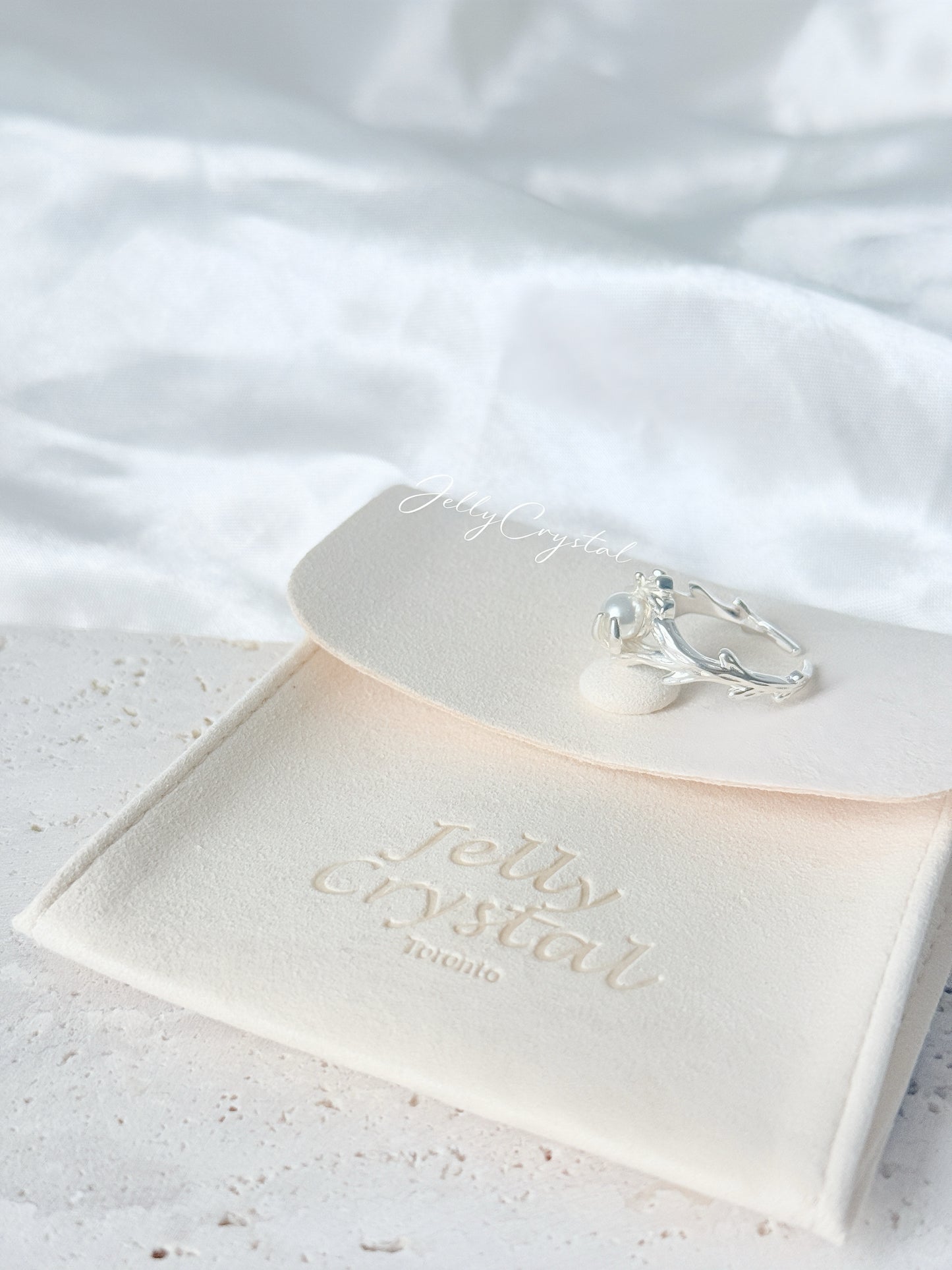 Branch Pearl Sterling Silver Ring