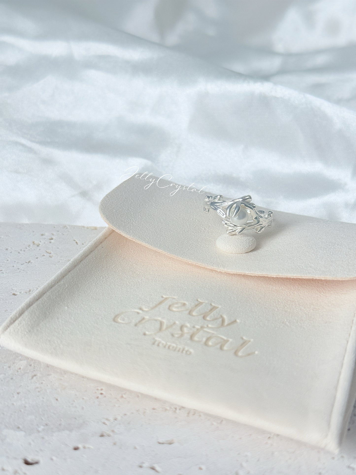 Branch Pearl Sterling Silver Ring