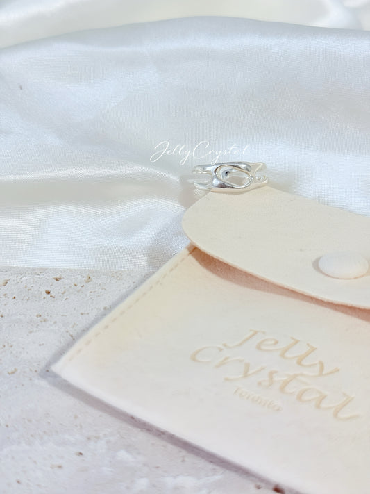 Intertwined Loop Sterling Silver Ring