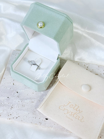 Freeform Zirconia Ring  in Sterling Silver-3 colors