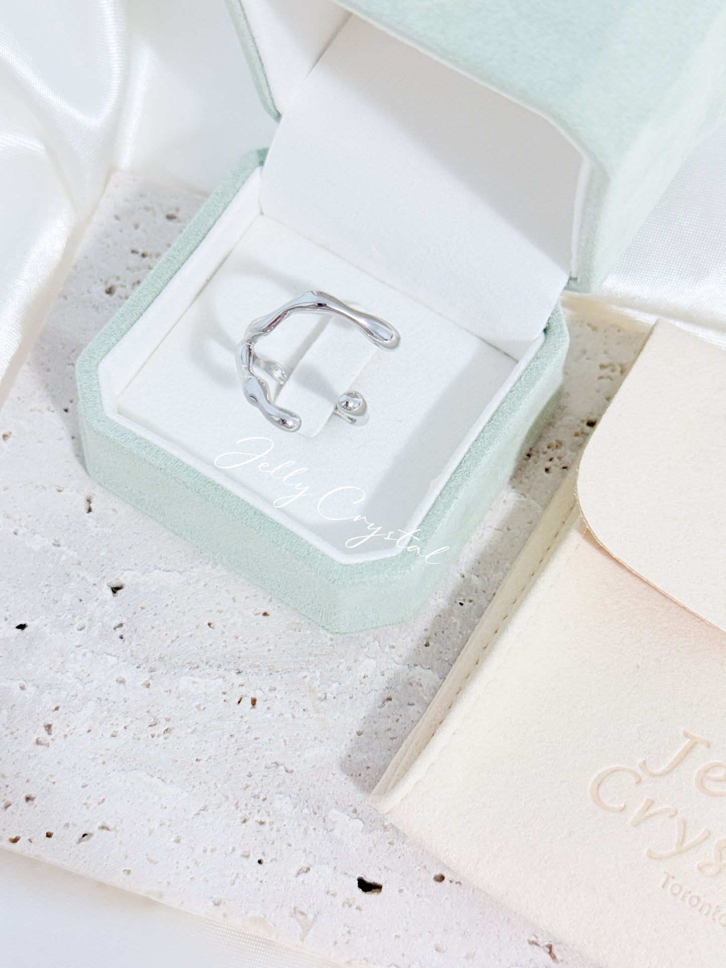 Lava Flow Sterling Silver Ring