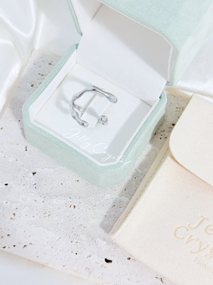 Lava Flow Sterling Silver Ring