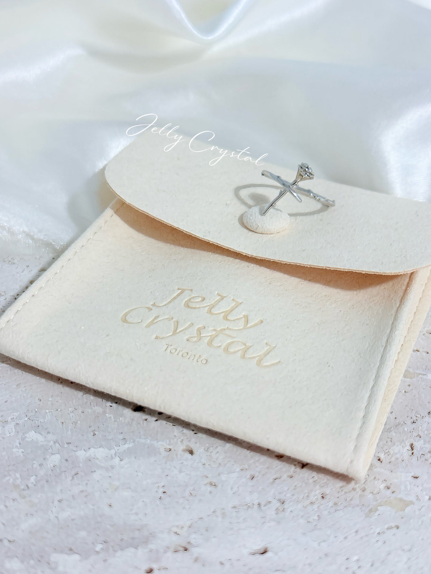 Rose Sterling Silver Ring