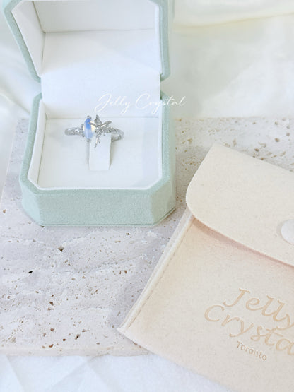 Fairy Opal Silver Ring Collection-2 style