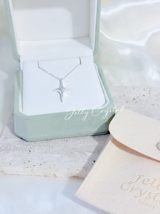 Minimalist Star Silver Necklace