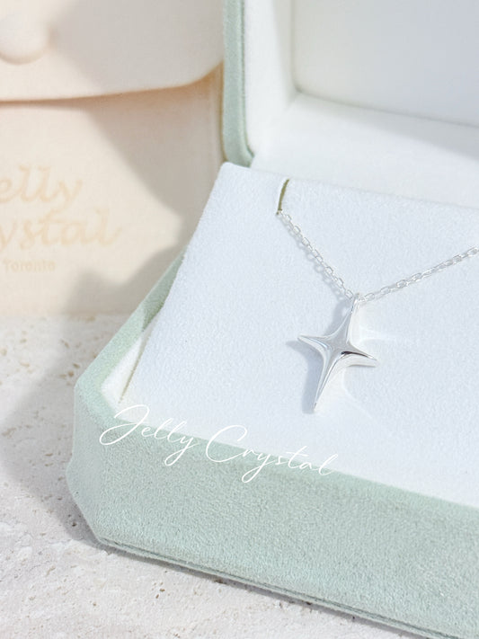 Minimalist Star Silver Necklace