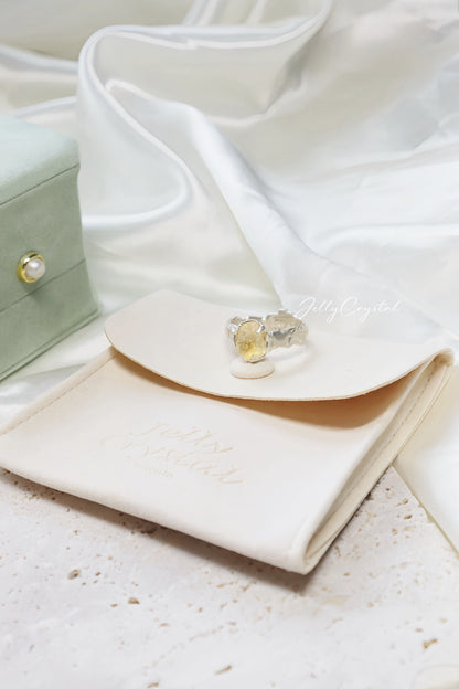 Handcrafted Vintage Citrine Silver Ring