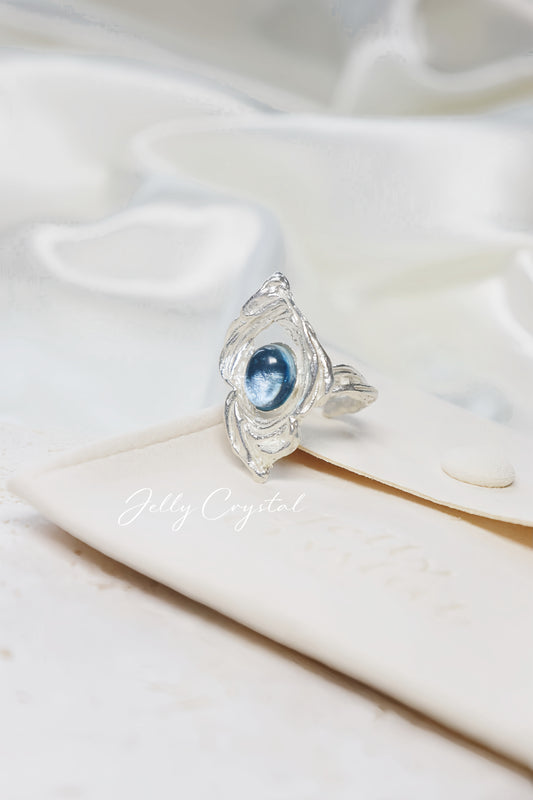 Ocean’s Geometry Silver Ring