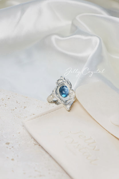 Ocean’s Geometry Silver Ring