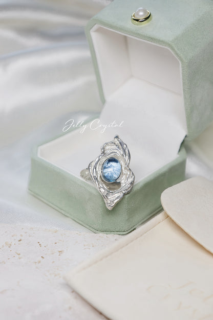 Ocean’s Geometry Silver Ring