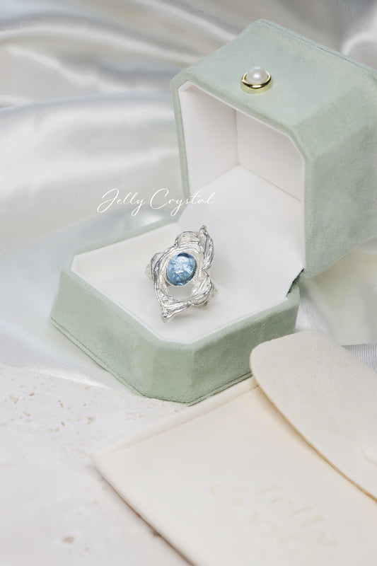 Ocean’s Geometry Silver Ring