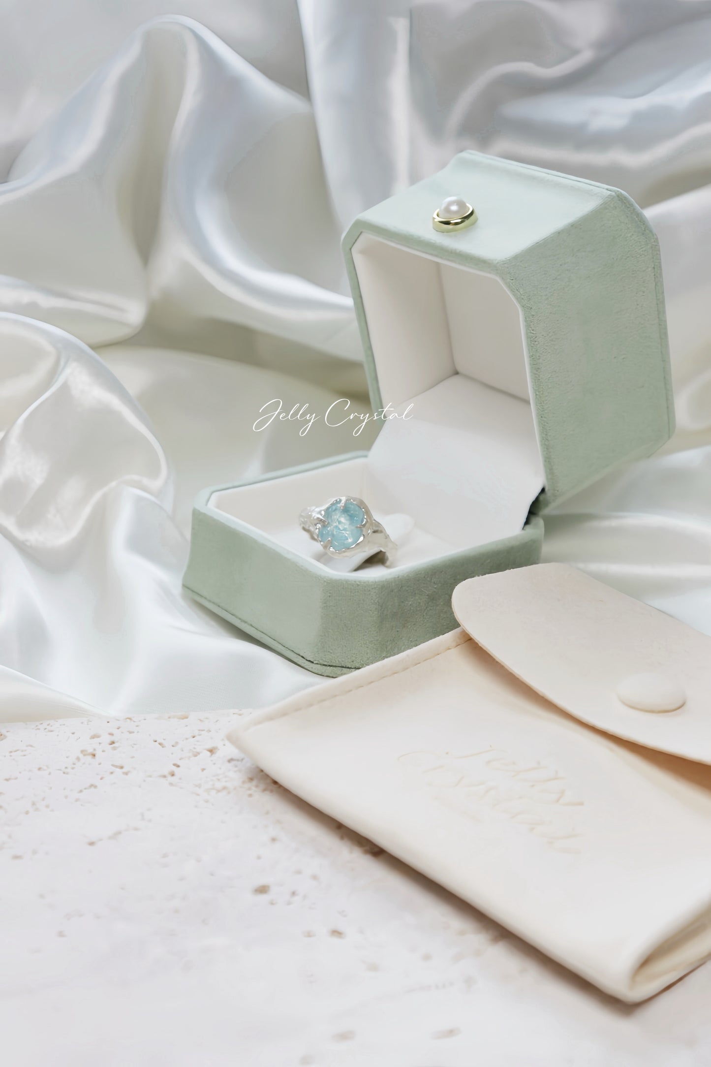 Natural Aquamarine Collection in Sterling Silver