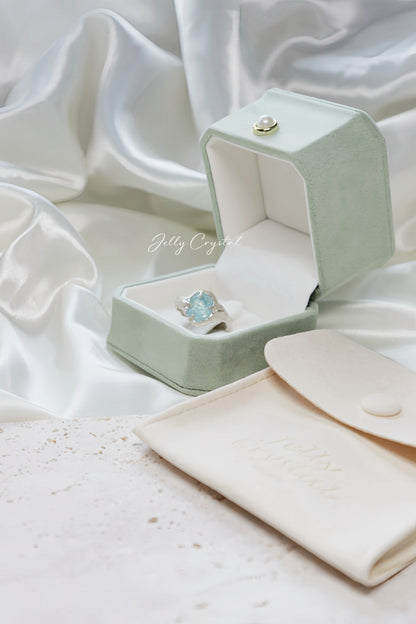 Natural Aquamarine Collection in Sterling Silver