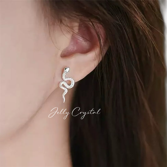 Snake Silver Studs