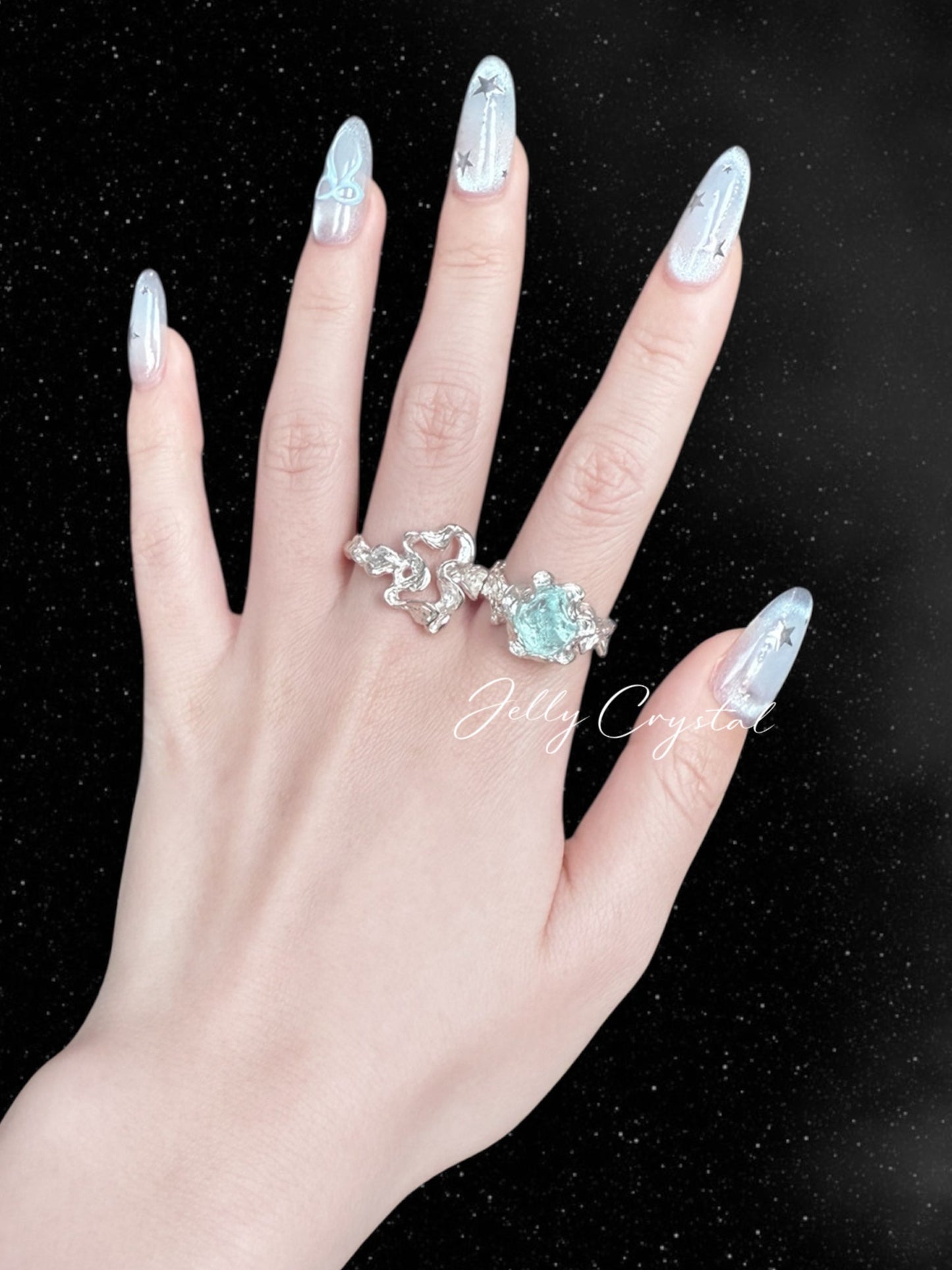 Tide Ripple Silver Ring