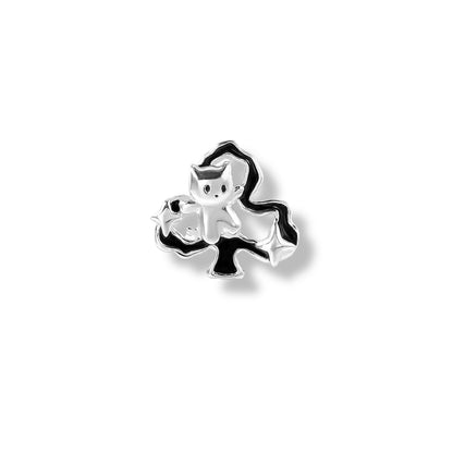 Lucky Suit Kitty Card Stud (Single ONE)